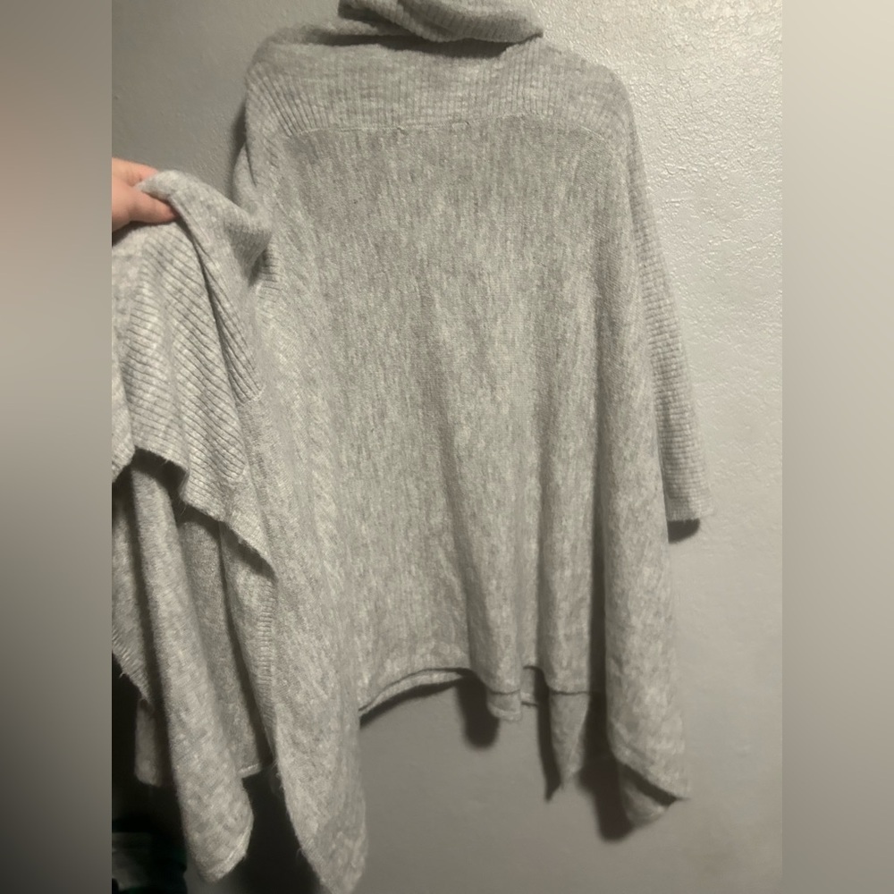Women's Simply Vera Vera Wang Draped Turtleneck Poncho Sweater - Picture 8 of 8